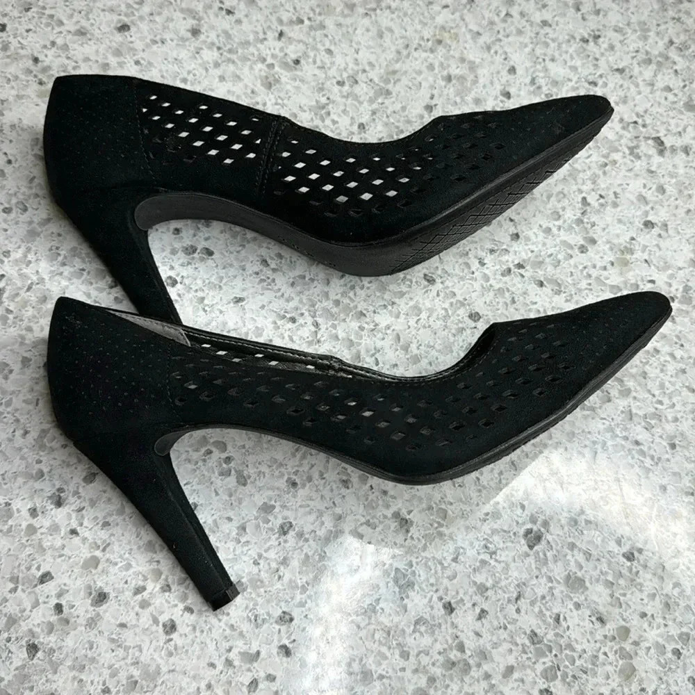 Rialto black cut out heels size 9 never worn